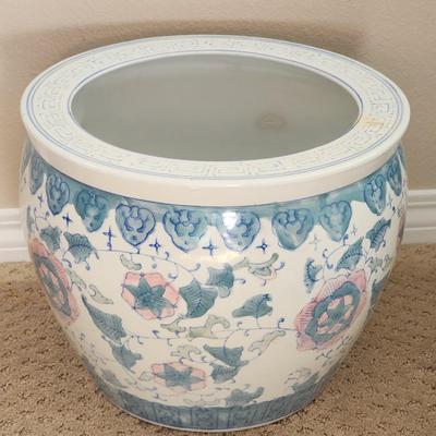 Large Chinese ceramic planter pot