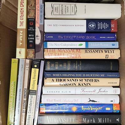 Large Lot (approx 200) Books - fiction, non-fiction, art, poetry, hard cover, paperbacks