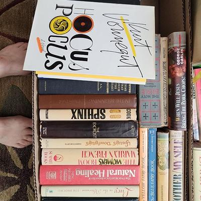 Large Lot (approx 200) Books - fiction, non-fiction, art, poetry, hard cover, paperbacks