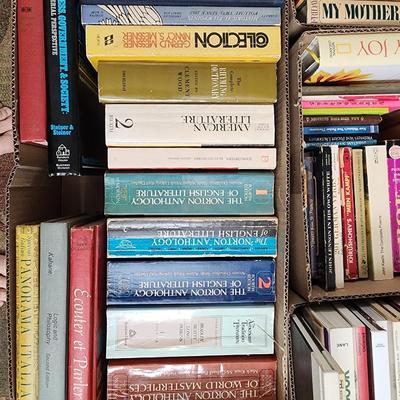 Large Lot (approx 200) Books - fiction, non-fiction, art, poetry, hard cover, paperbacks