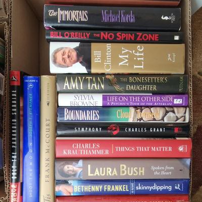 Large Lot (approx 200) Books - fiction, non-fiction, art, poetry, hard cover, paperbacks