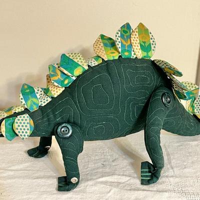 Lot 200 Hand Made Quilted Stegosaurus Dinosaur 22"
