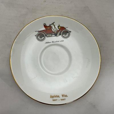 -9- Appleton Wisconsin Marked | Car Cup and Saucer