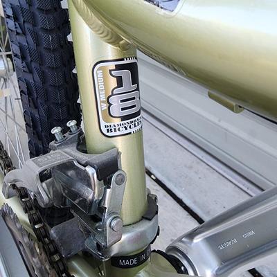 Lot of 2 All Terrain Bicycles - 1 men's Timberline GT, 1 woman's Diamondback step-through. Shimano Components