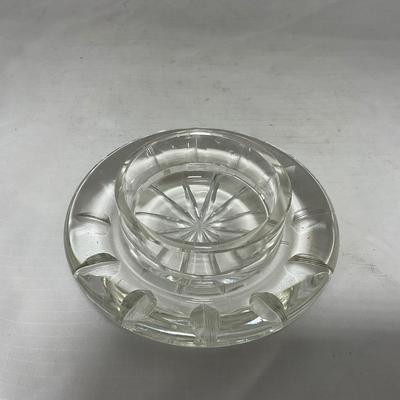 -15- Small Clear Heavy | Butter Dish