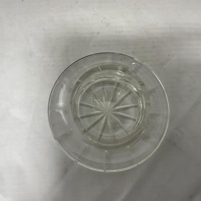 -15- Small Clear Heavy | Butter Dish