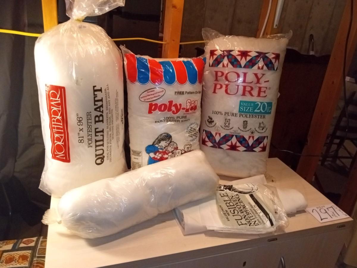 QUILT BATTING AND POLYFILL