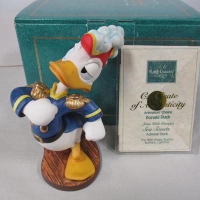 WDCC Disney Figurine Admiral Duck in Box with COA