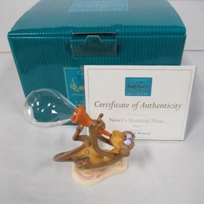 WDCC Disney Figurine The Little Mermaid Newt's Nautical Note in Box with COA