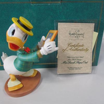 WDCC Disney Figurine Mr. Duck Steps Out in Box with COA
