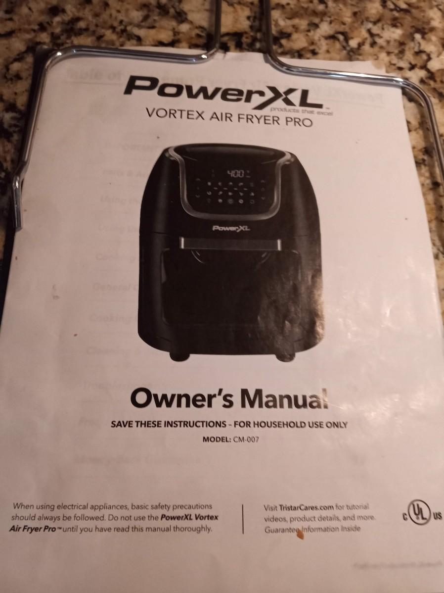 POWER XL VORTEX AIR FRYER PRO