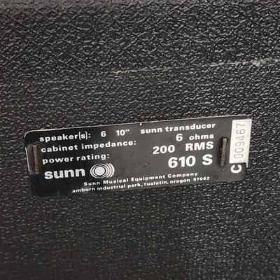 Sunn 610S Guitar Stack - six 10" speakers - untested