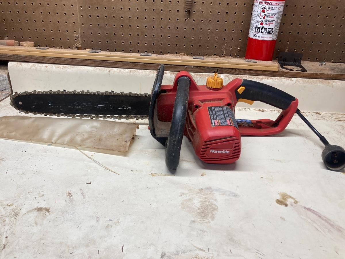 HOMELITE 14” ELECTRIC CHAINSAW