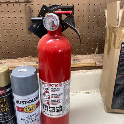SMALL FIRE EXTINGUISHER, APOXY RESIN KIT, TILE REPAIR KIT AND MORE!