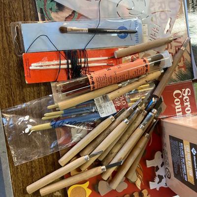 PATTERNS, WOOD TOOLS, PAINT BRUSHES AND A VARIETY OF OTHER CRAFT NEEDS
