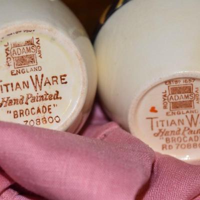 Pair of Titan Ware Creamers
