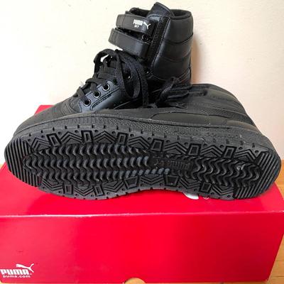 Lot 210 NEW PUMA Hightop Shoes SkyII Black on Black Mens Size 7.5