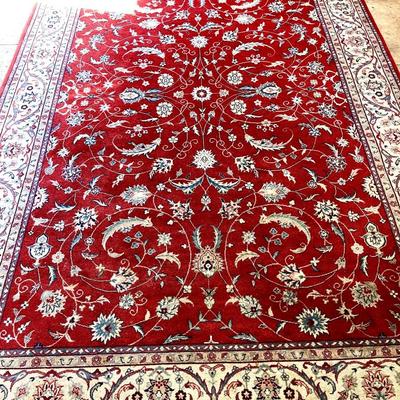 Lot 223 Area Rug 6x9 Machine Made Oriental Design