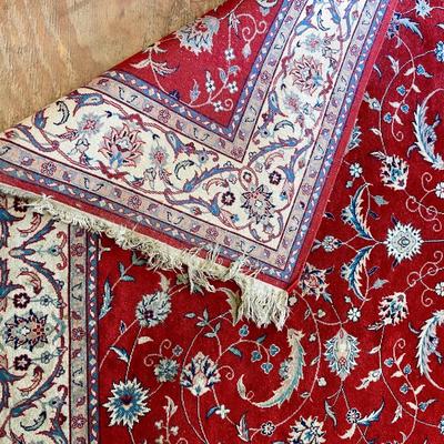 Lot 223 Area Rug 6x9 Machine Made Oriental Design