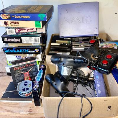 Lot 227 Vintage Games & Game Systems Sony Vaio Tablet Controllers Nintendo