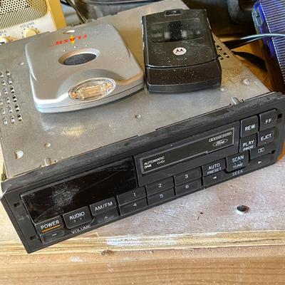 Lot 230 Group Vintage Electronics Sony Camcorder Speakers Cassette Player + More