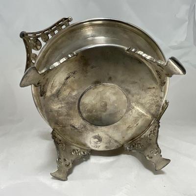 -41- Marked Metal Butter Dish | Serving Knife