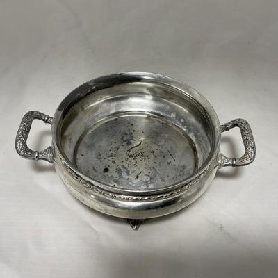 -42- Metal Covered Butter Dish | Serving Knife