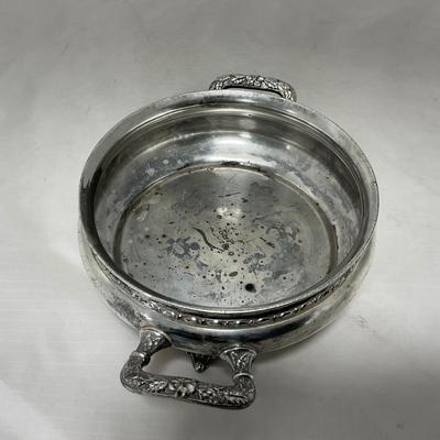 -42- Metal Covered Butter Dish | Serving Knife