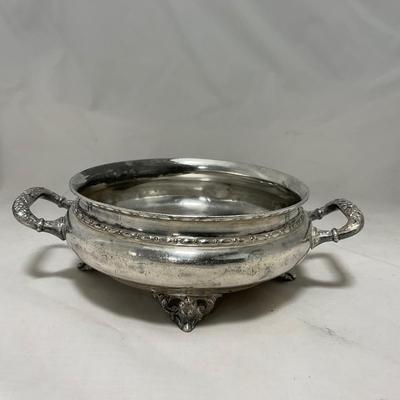 -42- Metal Covered Butter Dish | Serving Knife