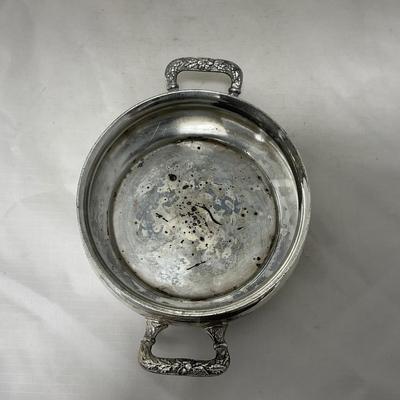 -42- Metal Covered Butter Dish | Serving Knife