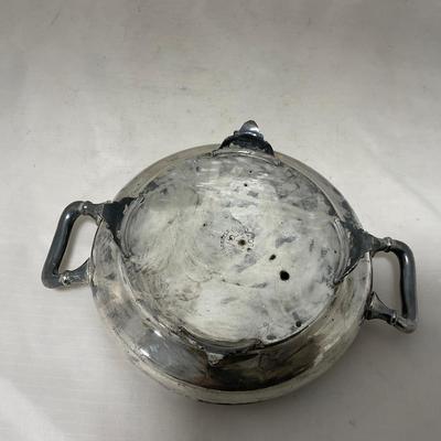 -42- Metal Covered Butter Dish | Serving Knife
