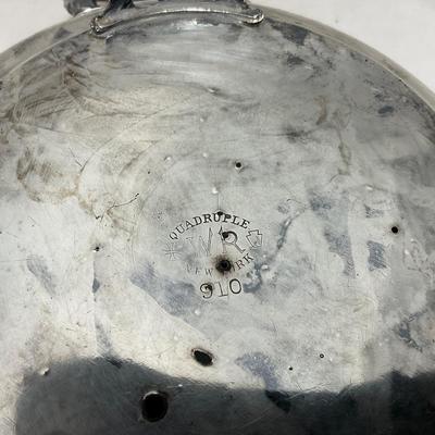-42- Metal Covered Butter Dish | Serving Knife