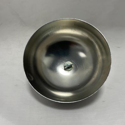 -44- Small Metal & Gold Accents | Covered Butter Dish