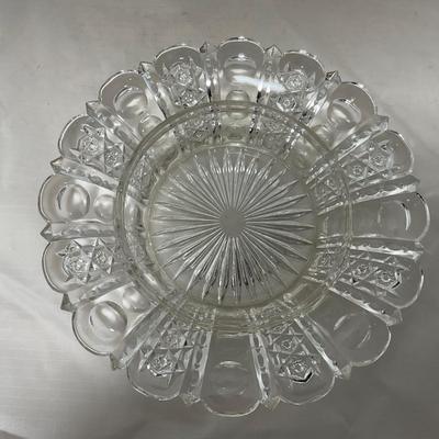 -50- Clear Glass | Covered Butter Dish
