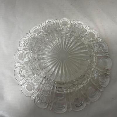 -50- Clear Glass | Covered Butter Dish