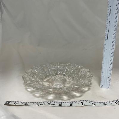 -50- Clear Glass | Covered Butter Dish