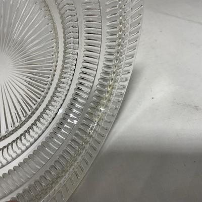 -51- Clear Glass | Covered Butter Dish
