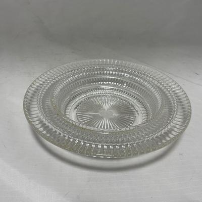 -51- Clear Glass | Covered Butter Dish