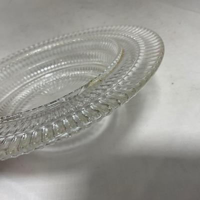 -51- Clear Glass | Covered Butter Dish