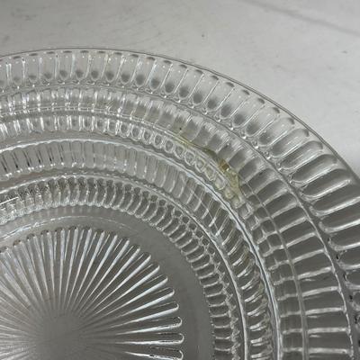 -51- Clear Glass | Covered Butter Dish