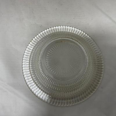 -51- Clear Glass | Covered Butter Dish