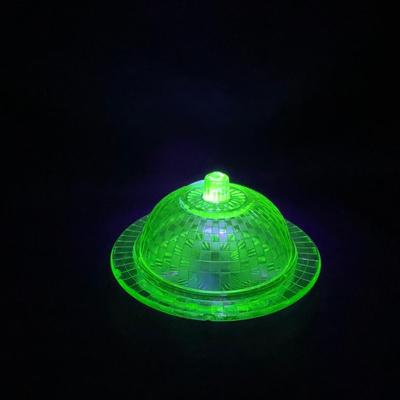 -56- Green Depression Glass | Uranium | Covered Butter Dish