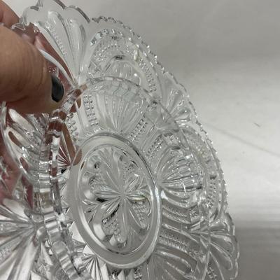 -57- Clear Glass | Covered Butter Dish