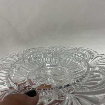 -57- Clear Glass | Covered Butter Dish