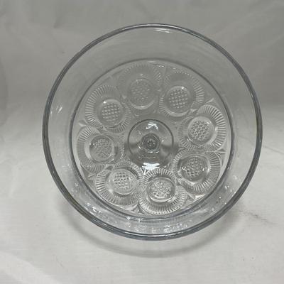 -57- Clear Glass | Covered Butter Dish