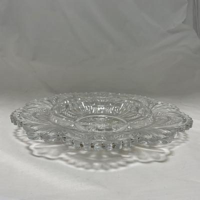 -57- Clear Glass | Covered Butter Dish