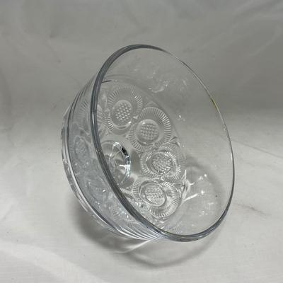 -57- Clear Glass | Covered Butter Dish