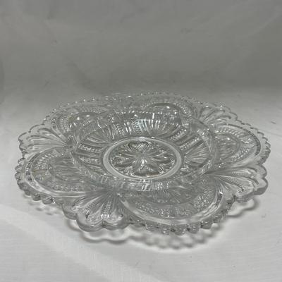 -57- Clear Glass | Covered Butter Dish