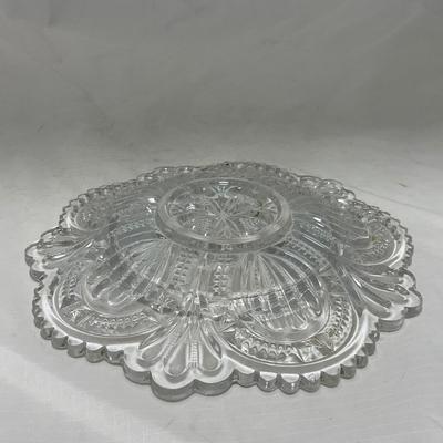 -57- Clear Glass | Covered Butter Dish