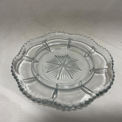 -59- Clear Glass | Covered Butter Dish